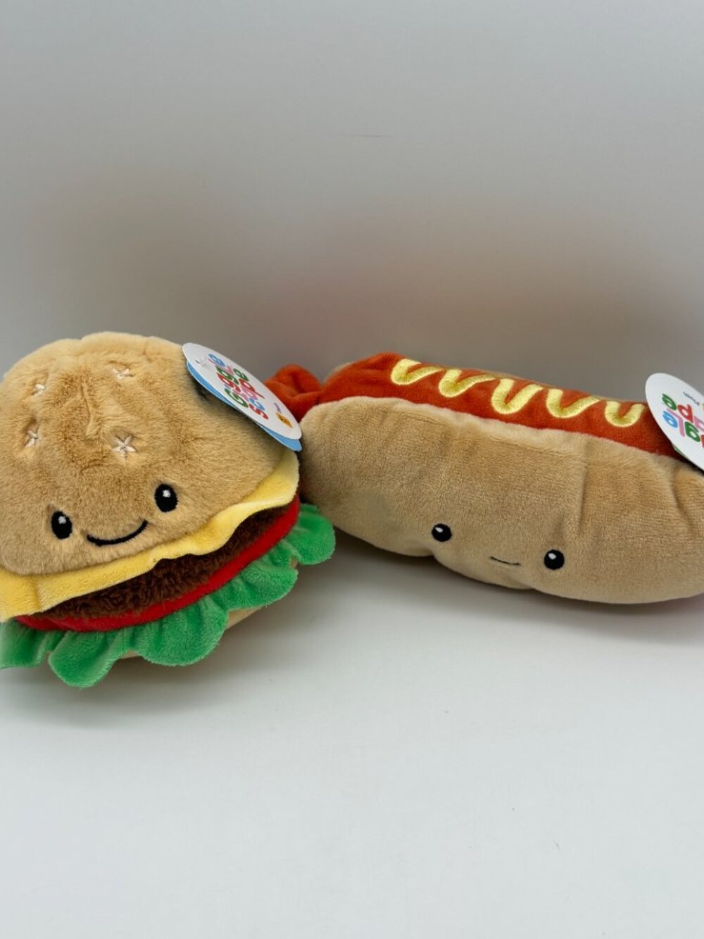 Gigglescape CHEESEBURGER & HOT DOG Summer Soft Stuffed Plush Toy 2026